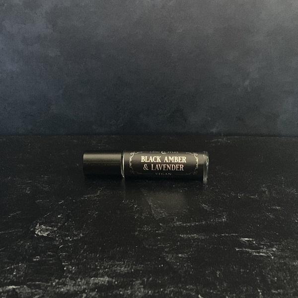 Black Amber and Lavender Vegan Perfume Oil - Image 9