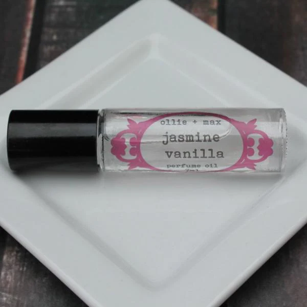 Jasmine Vanilla Vegan Perfume Oil - Image 3