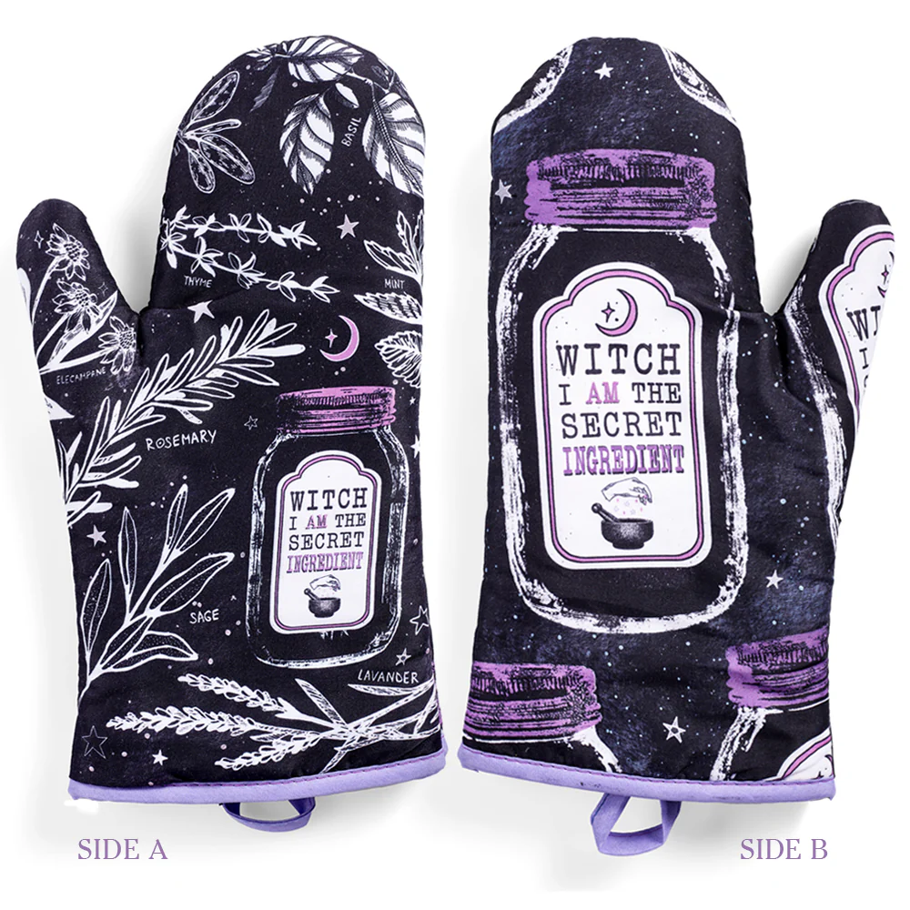 Kitchen Witch Oven Mitt Set - Image 10