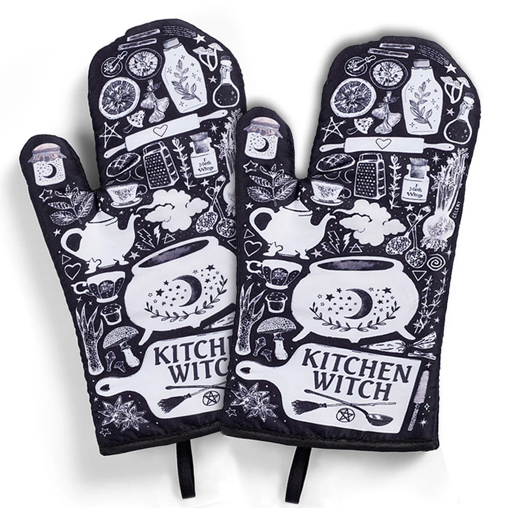 Kitchen Witch Oven Mitt Set - Image 13