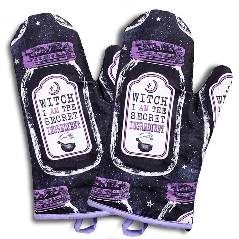 Kitchen Witch Oven Mitt Set - Image 15