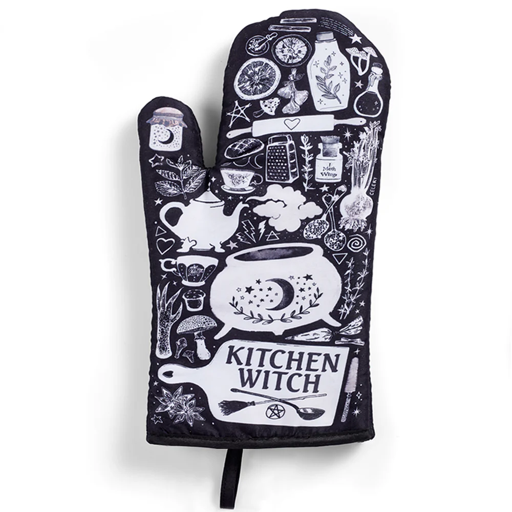 Kitchen Witch Oven Mitt Set - Image 16