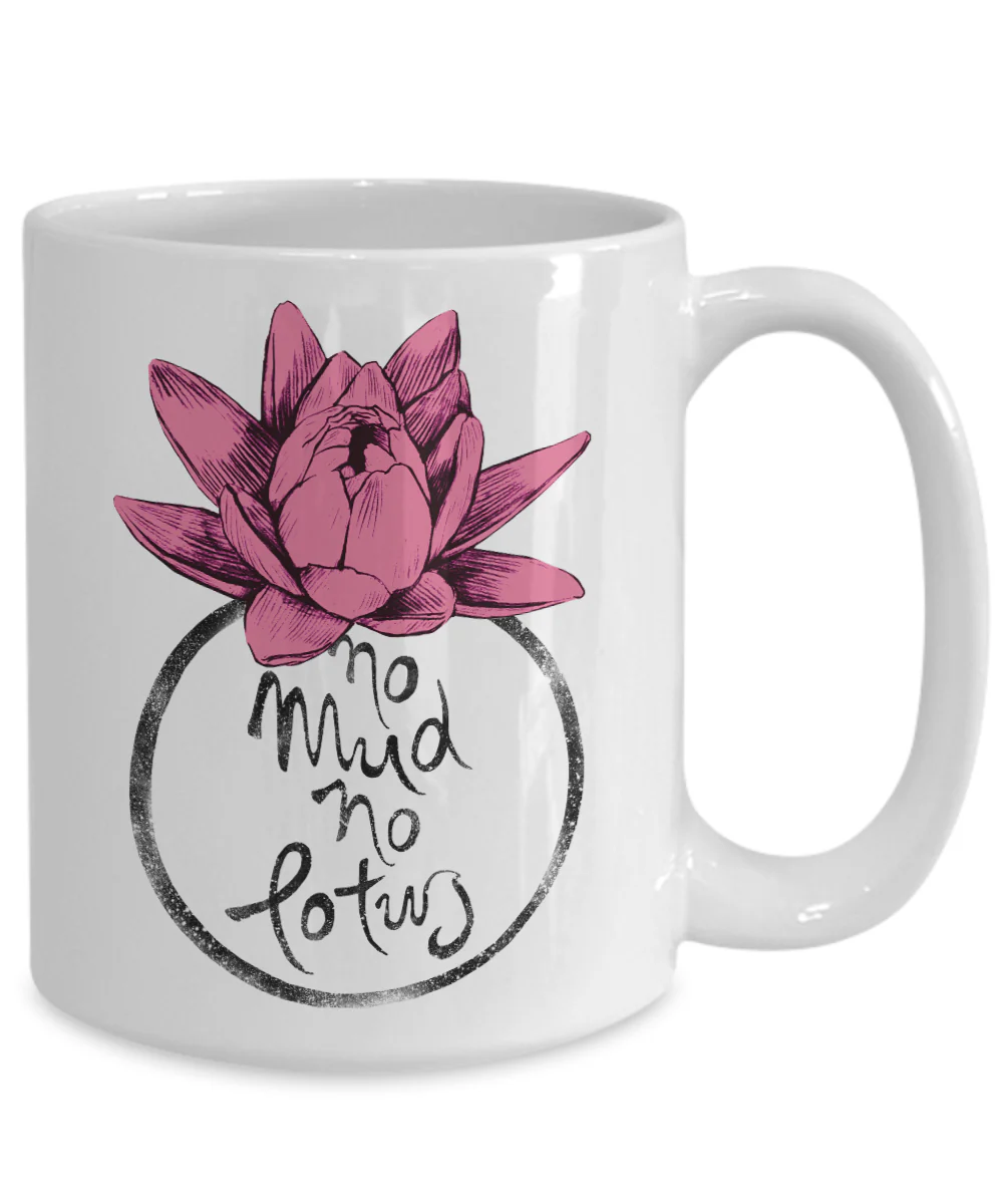No mud no lotus mug - Image 4