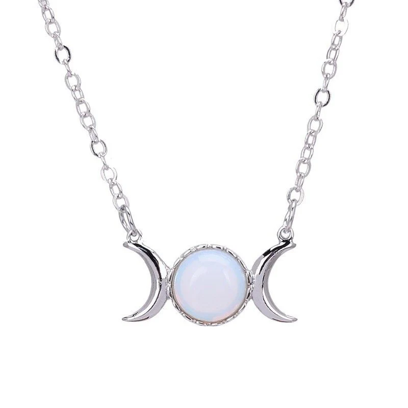 Triple moon necklace - Image 3