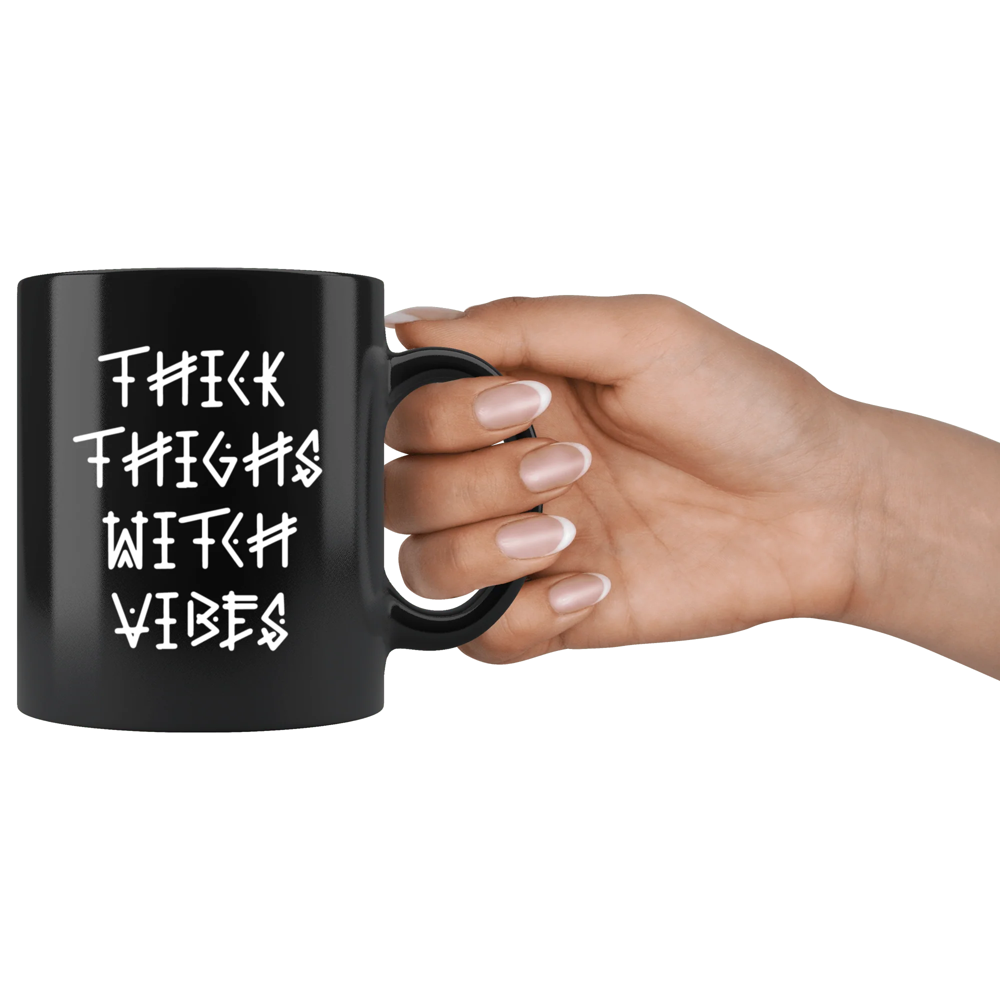 Thick Thighs Witch Vibes Mug - Image 3