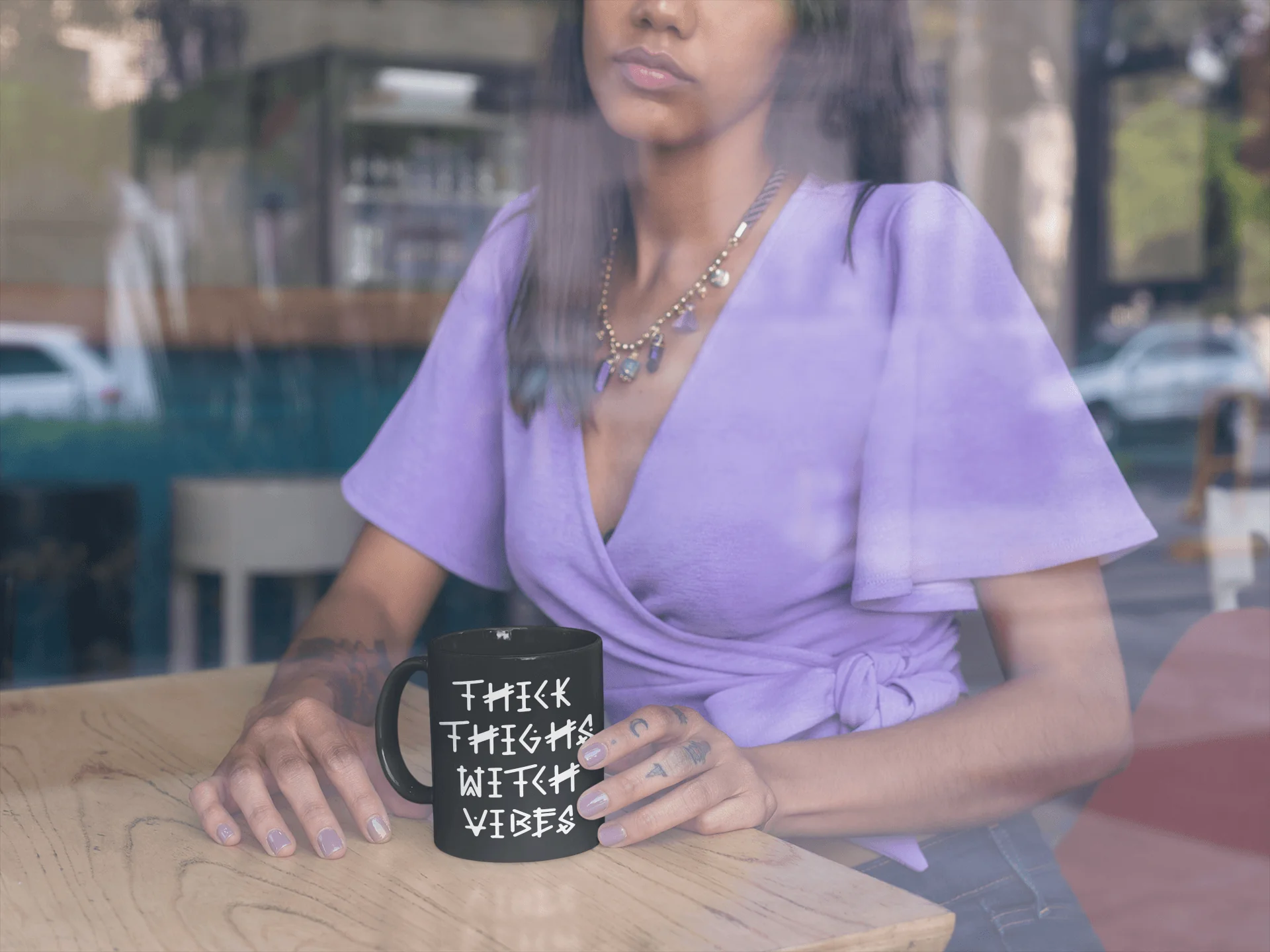 Thick Thighs Witch Vibes Mug - Image 5