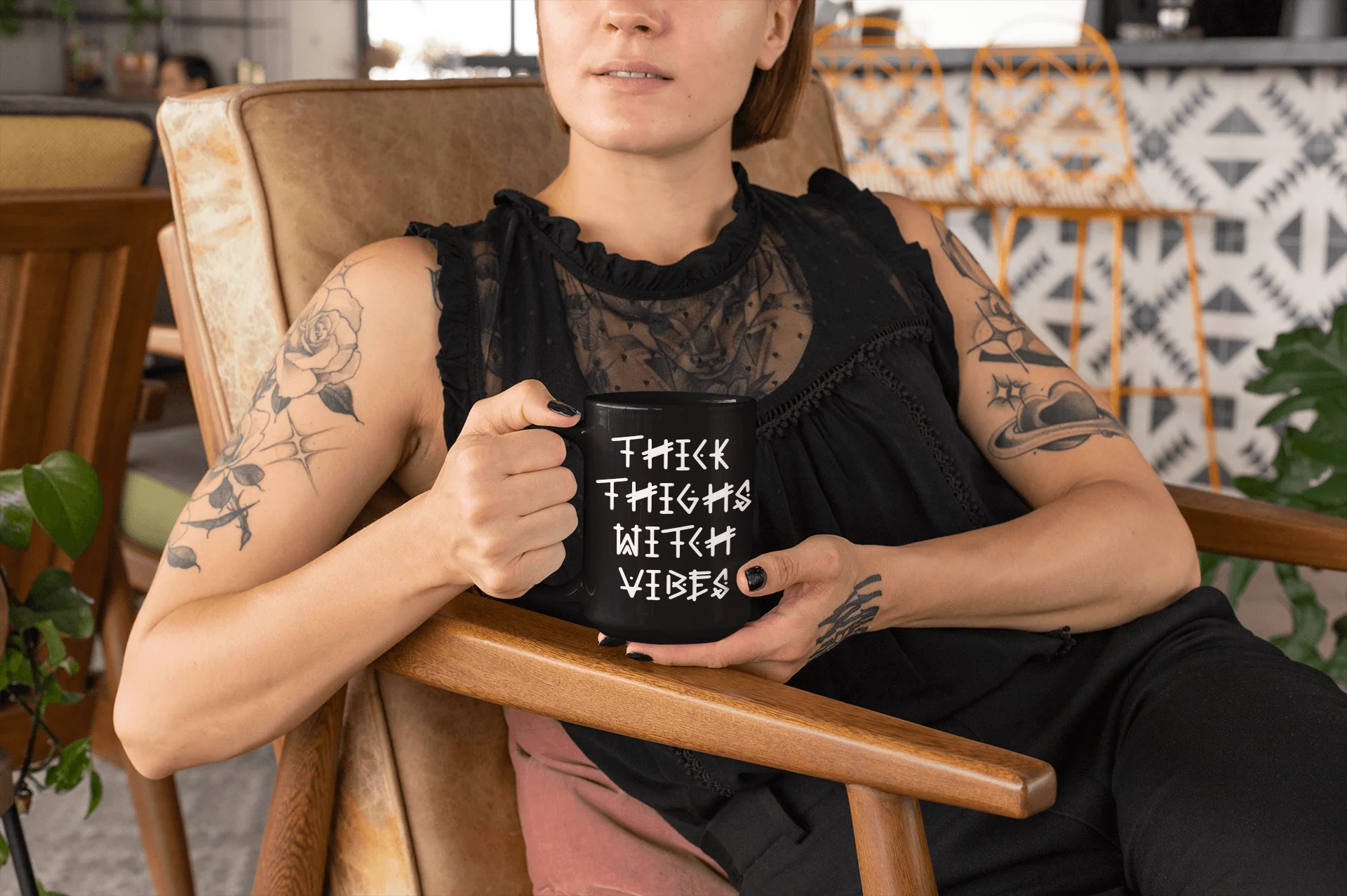 Thick Thighs Witch Vibes Mug - Image 6