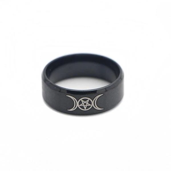Triple goddess moon ring - Image 5