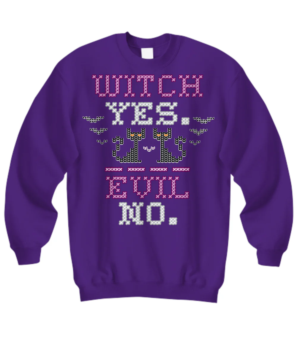 Witch? Yes. Evil? No. long sleeve - Image 5
