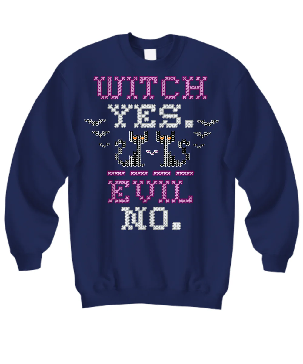 Witch? Yes. Evil? No. long sleeve - Image 6
